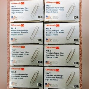 Premium Paper Clips - Silver